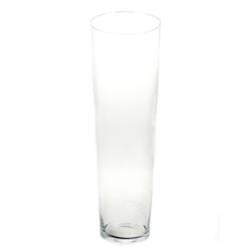 Vaso da terra in vetro AMNA AIR, conico, trasparente, 70cm, &Oslash;19cm