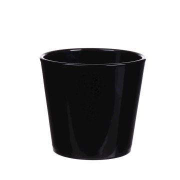 Vaso da fiori in ceramica GIENAH, nero, 12,5cm, Ø13,5cm Vaso da fiori in ceramica GIENAH, nero, 12,5cm, Ø13,5cm