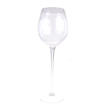 Grande calice da vino ROGER AIR su supporto, trasparente, 70cm, Ø23cm Grande calice da vino ROGER AIR su supporto, trasparente, 70cm, Ø23cm