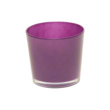 Vaso da piante ALENA, vetro, viola scuro, 12,5cm, Ø13,3cm Vaso da piante ALENA, vetro, viola scuro, 12,5cm, Ø13,3cm