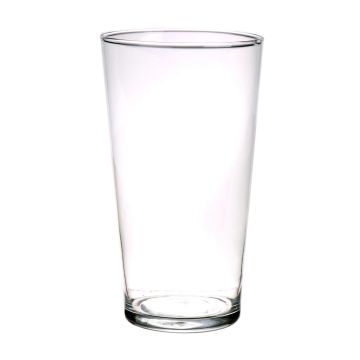 Vaso di fiori in vetro AMNA AIR, conico, trasparente, 25cm, Ø14cm