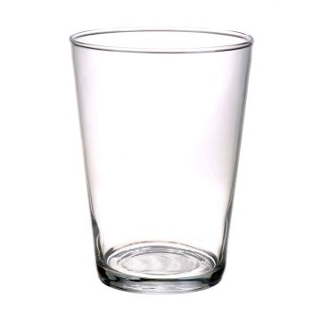 Vaso di vetro JENNY AIR, conico, trasparente, 19,5cm, Ø14cm