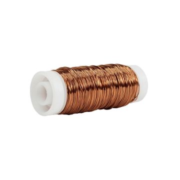 Filo per fioristi UTINA, rame, 50 g, 60 m, Ø 0,3 mm