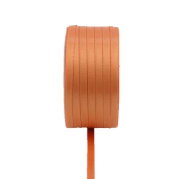 Nastro doppio in raso VIPKE VIPKE, arancione, 50m, 6mm