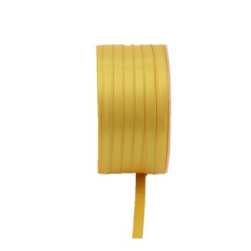 Nastro doppio in raso VIPKE VIPKE, giallo, 50m, 6mm