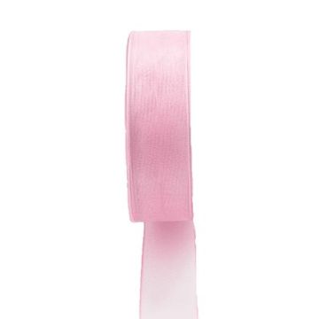 Nastro in organza OSNA, rosa, 25m, 25mm
