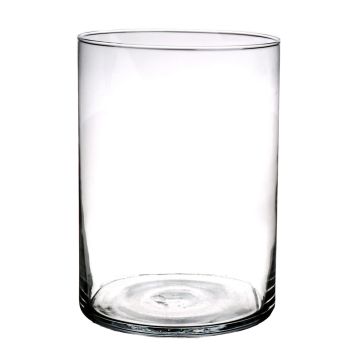 Vaso da fiori SANYA AIR, vetro, cilindro, trasparente, 25cm, &Oslash;18cm
