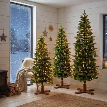 Albero di Natale artificiale stretto OULU SPEED, LED, 150cm, Ø60cm Albero di Natale artificiale stretto OULU SPEED, LED, 150cm, Ø60cm