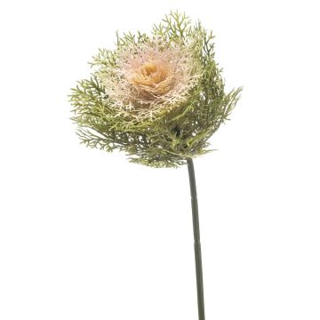 Ramo artificiale cavolo ornamentale FOXLIN, rosa chiaro-verde, 65 cm