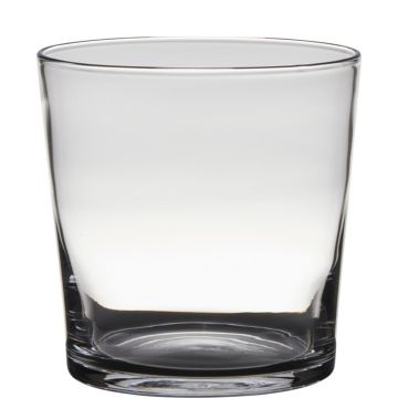 Vaso da piante in vetro ALENA, trasparente, 19cm, Ø19cm