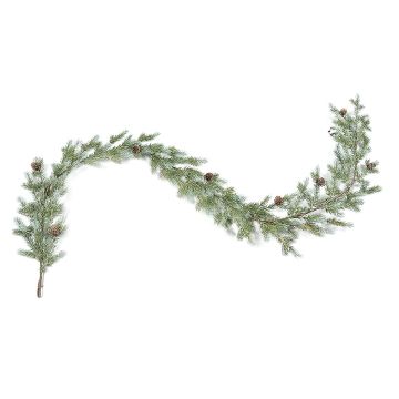 Ghirlanda artificiale di abete rosso KOKKOLA con pigne, verde, 190 cm