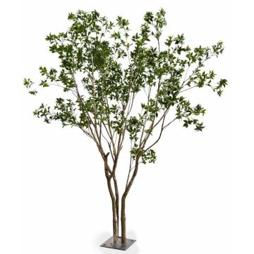 Albero artificiale alloro RAXELI su base, tronchi artificiali, verde, 285 cm