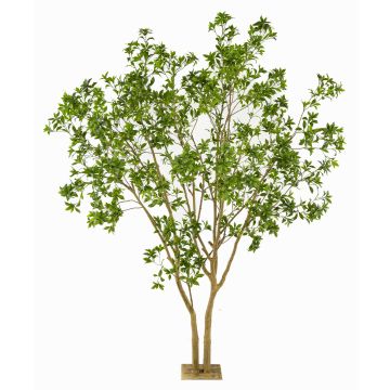 Albero artificiale alloro RAXELI su base, tronchi artificiali, verde, 285 cm