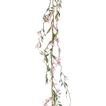 Ghirlanda di fiori artificiali Gelsomino VINDOR, rosa, 180 cm