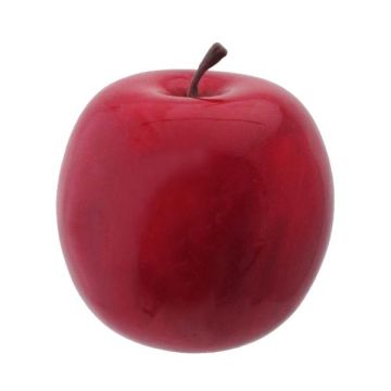 Mela decorativa HUSRA con gancio, rossa, 6,5cm