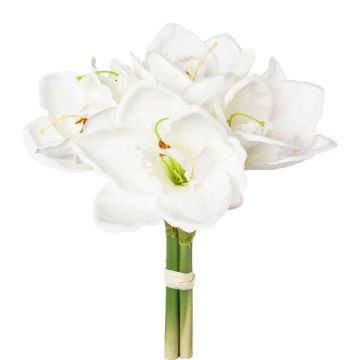 Mazzo di fiori artificiali Amaryllis LOMIRE, bianco, 30cm Mazzo di fiori artificiali Amaryllis LOMIRE, bianco, 30cm