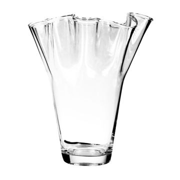 Vaso da fiori JODY EARTH in vetro, trasparente, 30 cm, Ø 21 cm Vaso da fiori JODY EARTH in vetro, trasparente, 30 cm, Ø 21 cm