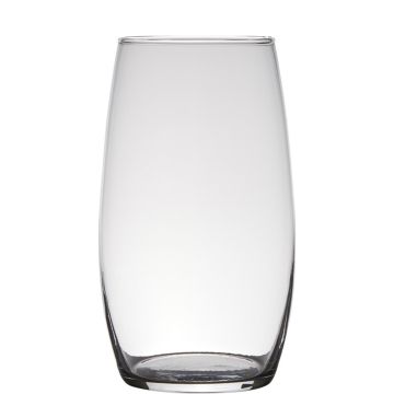 Vaso di vetro per fiori NATTIDA, trasparente, 25cm, Ø14cm Vaso di vetro per fiori NATTIDA, trasparente, 25cm, Ø14cm