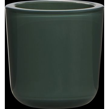 Supporto di vetro per lumini NICK, verde abete, 7,5cm, Ø7,5cm Supporto di vetro per lumini NICK, verde abete, 7,5cm, Ø7,5cm