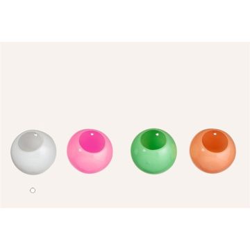 Vaso rotondo per candele ROLDAN in vetro, da appendere, bianco, 8cm, Ø9cm Vaso rotondo per candele ROLDAN in vetro, da appendere, bianco, 8cm, Ø9cm