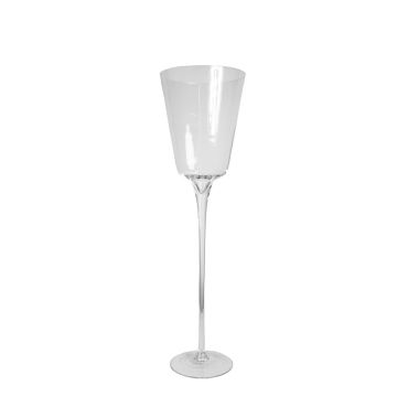 Grande bicchiere a stelo BENEDICK su piedistallo, trasparente, 100cm, Ø29cm Grande bicchiere a stelo BENEDICK su piedistallo, trasparente, 100cm, Ø29cm