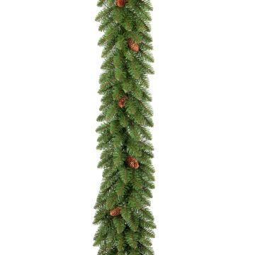 Ghirlanda di abete artificiale HEINOLA con pigne, verde, 270 cm, Ø 30 cm