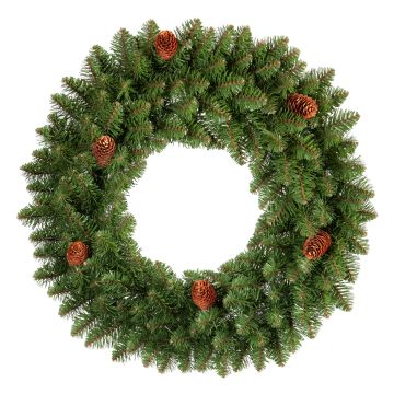 Ghirlanda di abete artificiale HEINOLA con pigne, verde, Ø 60 cm Ghirlanda di abete artificiale HEINOLA con pigne, verde, Ø 60 cm