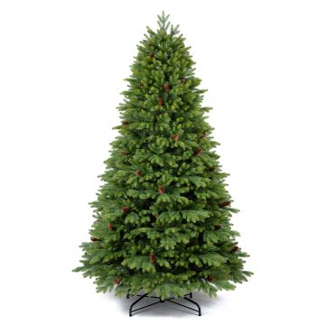 Albero di Natale artificiale SKIEN SPEED con pigne, 225cm, Ø130cm