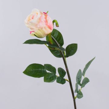 Rosa artificiale SUNJIK, crema-rosa, 75cm, Ø7cm Rosa artificiale SUNJIK, crema-rosa, 75cm, Ø7cm