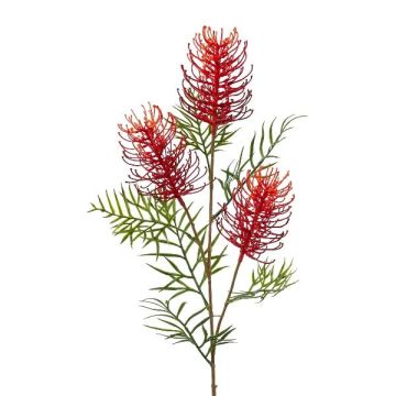 Ramo artificiale quercia silvestre ZILFRA con fiori, rosso, 85 cm