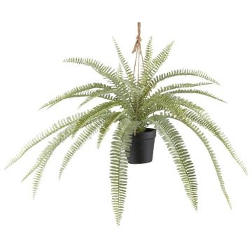Felce artificiale KUBAN, vaso decorativo, verde chiaro, 45 cm, Ø 80 cm