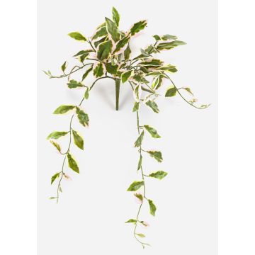 Pianta artificiale fiore di porcellana YLFES su bastoncino, pendente, verde, 50 cm