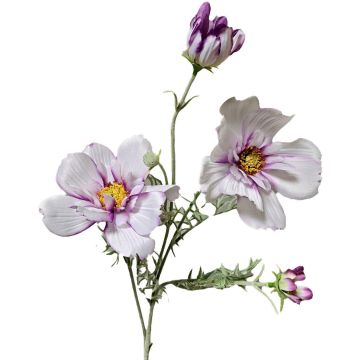 Ramo decorativo con corioli HIKJAN, bianco-viola, 80 cm