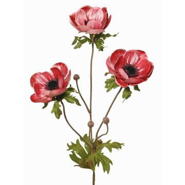 Ramo di anemone vellutato WINFAS, malva, 75cm, Ø9-11cm Ramo di anemone vellutato WINFAS, malva, 75cm, Ø9-11cm