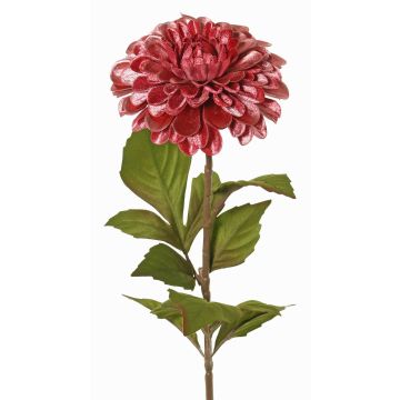 Dalia in velluto TINFAS, malva, 60cm, Ø13cm