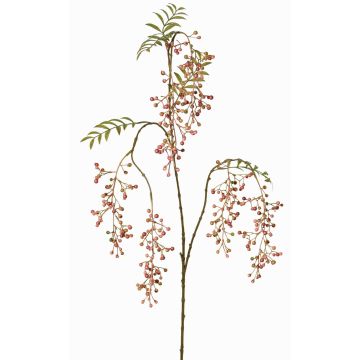 Ramo di sorbo artificiale JANNAH con frutti, rosa-verde, 130cm Ramo di sorbo artificiale JANNAH con frutti, rosa-verde, 130cm