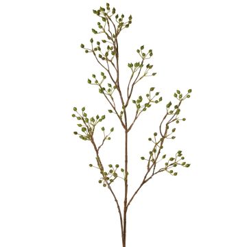 Ramo decorativo di rosa selvatica HIKERNE con cinorrodi, verde, 100 cm