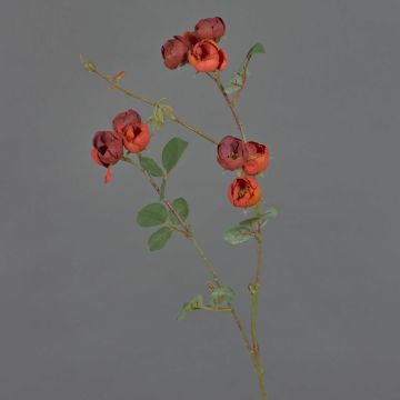 Ramo artificiale di cavolo rosa LORRAINE, Eco Collection, rosso-arancione, 65 cm, Ø 2,5 cm