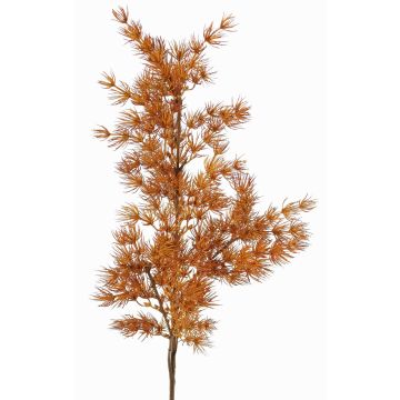Ramo artificiale di Asparagus umbellatus DIKERNO, arancione-marrone, 75cm