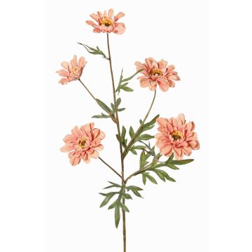 Ramo decorativo di crisantemo PRUDENCE, Eco Collection, rosa antico, 75cm, Ø5-6,5cm