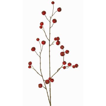 Ramo artificiale di mela ornamentale NONGIH con frutti, rosso scuro, 90cm Ramo artificiale di mela ornamentale NONGIH con frutti, rosso scuro, 90cm