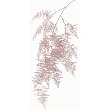 Ramo decorativo Asparagus plumosus MELFHY, pendente, rosa chiaro metallizzato, 130cm