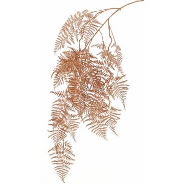 Ramo decorativo Asparagus plumosus MELFHY, pendente, rame metallizzato, 130 cm