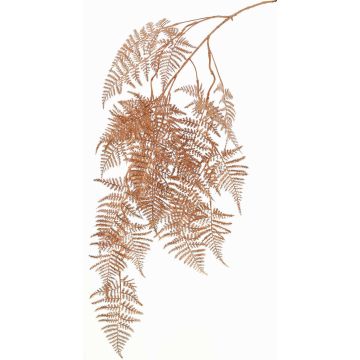 Ramo decorativo Asparagus plumosus MELFHY, pendente, rame metallizzato, 130cm