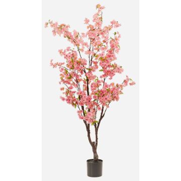 Albero di ciliegio artificiale JANKFUN con fiori, tronco artificiale, rosa, 175 cm