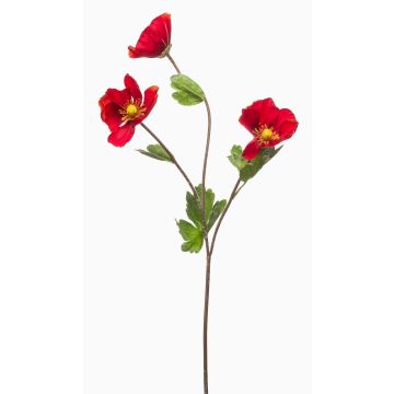 Ramo decorativo di papavero MIROLB, rosso, 70 cm