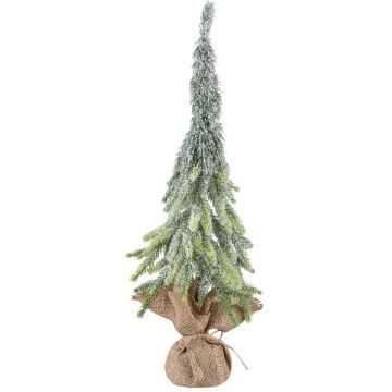 Albero decorativo abete rosso URUM in sacchetto di juta, congelato, 65 cm Albero decorativo abete rosso URUM in sacchetto di juta, congelato, 65 cm
