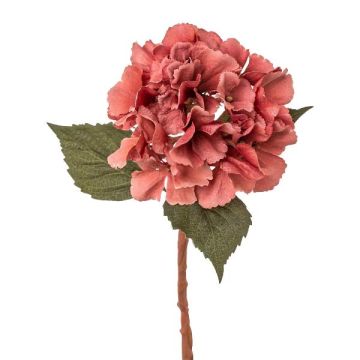 Fiore artificiale ortensia TREASY, rosa antico, 35 cm