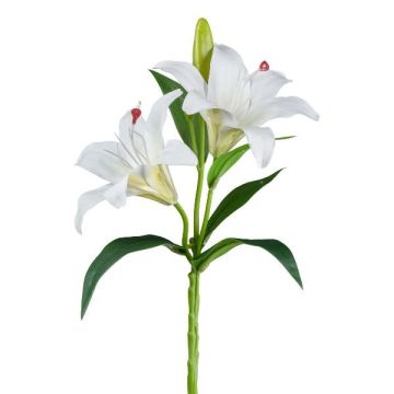 Ramo artificiale giglio tigrato GRELFIN, bianco, 40 cm
