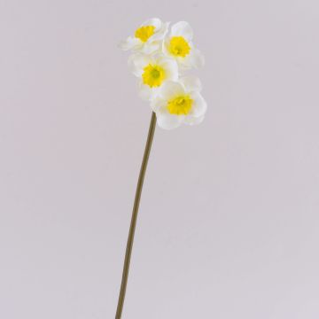 Narciso artificiale SEPUNY, giallo crema, 40 cm